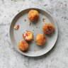 Arancini balls with added roast veg.