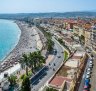 Nice waterfront and the Cours Saleya market from Castle Hill.