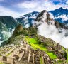 The  ruins of Machu Picchu.