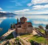 Church of St John the Theologian at Kaneo, Ohrid.
 