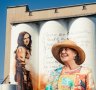 Dorothea Mackellar, author of poem My Country, immortalised on giant silo artwork