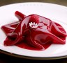The 'Napoleon Blanky' raspberry millefeuille.