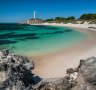 Pinky Beach on beautiful Rottnest Island.
