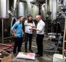 Solar energy specialist Jake Steele, Young Henrys co-owner Oscar McMahon and Tom Nockolds from Pingala have the answer to "renewable" beer.