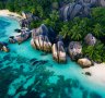 Beautiful beach with white sand on a tropical island in the Seychelles - The famous beach of Anse d'Argent in La Digue cr: iStock (downloaded for use in Traveller, no syndication, reuse permitted)Â 
xxsixbestindianoceans
Six of the best Indian Ocean islands.