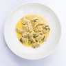 Rabbit, pork and veal agnolotti.