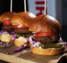 Three's the charm: the vege burger sliders at Tonic Lane.