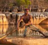 A local fisherman on the river.