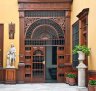 The front entrance to Casa Aliaga, the oldest house in the southern hemisphere.