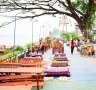 Vientiane's riverfront is great for people watching in the late afternoon and early evening.