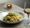 Go-to dish: Spaghetti with lemon and squid.
