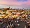 Jamaa el Fna market square, Marrakesh, Morocco.