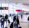 Concourse A at "Sea-Tac", Seattle-Tacoma airport.