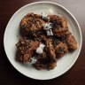 Shrimp-brined fried chicken at Paper Bird.