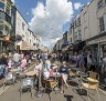 Hipsters and hippies relax in North Laine. 