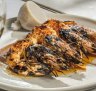 Meaty and intense: King prawns with saffron aioli.