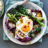 Danielle Alvarez's warm broccoli and radicchio salad with anchovy and chilli dressing.