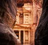 One of the most fascinating places to visit in the Middle East: The Treasury in Petra, Jordan.