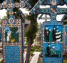 Romania's unusual attraction: A cemetery of wooden markers