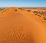 The 'Big Red' sand dune at the eastern edge of the Simpson Desert, near Birdsville.