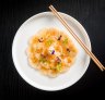 Scallop carpaccio.