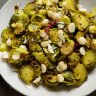 Indian-spiced Brussels sprouts.