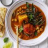 Andrew McConnell's tomato and chickpea curry.

