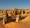 The eerie but gentle pastel-hued colours of the Pinnacles at dusk are mesmerising.