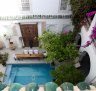 Pool view at Riad Yeux Bleus Marrakesh