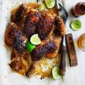 Rodney Dunn's char-grilled butterflied whole chicken with cumin and lime.