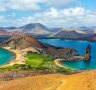 A view from Bartolome Island.