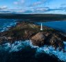 The lighthouse at Cape Leeuwin, the most south-western point of the Australian continent.