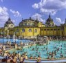 The famous Secheni Thermal Pools in Budapest, Hungary.