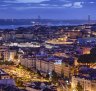 Lisbon at night.