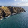 Cape Byron Lighthouse at Byron Bay sits on Australia's most easterly point.