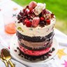 Razzle dazzle: Black Forest brownie and ice-cream layer cake.