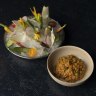 Dan Hong's new restaurant MuMu. Prahok kits spicy pork and fermented fish dip with cruditÃ©s.Sydney, January 13, 2022. Photo: Rhett Wyman/SMH