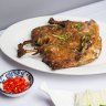Signature crispy duck.