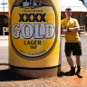 Unico Zelo winemaker Brendan Carter on pub tour in the outback.