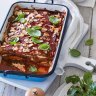Get a protein hit with this chicken and vegetable 'lasagne'.