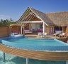 An overwater bungalow at Milaidhoo Maldives starts from $A2600 a night.