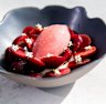 Cherry sorbet at Woodcut.  