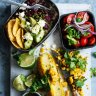 Fresh and colourful Texy-Mexy lunchbox salad.