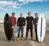 The next wave: Mark LaBrooy, URBNSURF founder Andrew Ross, Darren Robertson and Andy Allen.