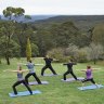 Lean in: Yoga with a view at Solar Springs Retreat in NSW's Southern Highlands.