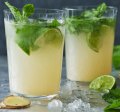 Adam Liaw's lime and ginger masala soda.