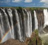 Victoria Falls, or Mosi-oa-Tunya (the Smoke that Thunders), on the Zambezi River between Zambia and Zimbabwe. 