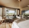 Room with a view - inside one of the Evamor Valley eco-tents.   