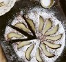 Rich, elegant dessert: Torta di pera e cioccolato (Pear and chocolate cake).