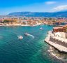 The city of Chania in Crete, Greece.